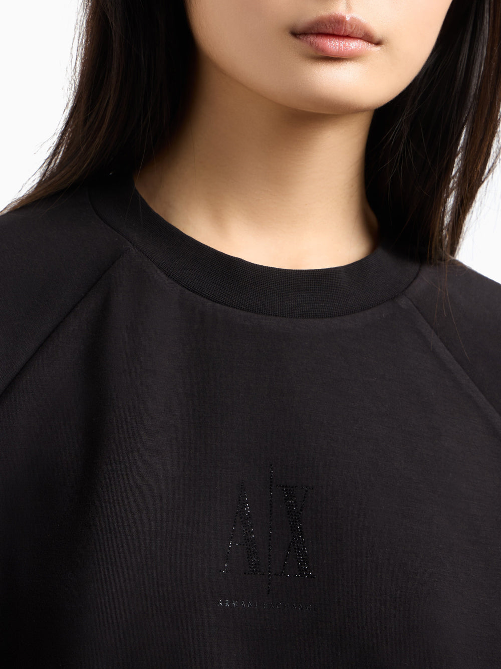 Felpa Armani Exchange da Donna - Nero