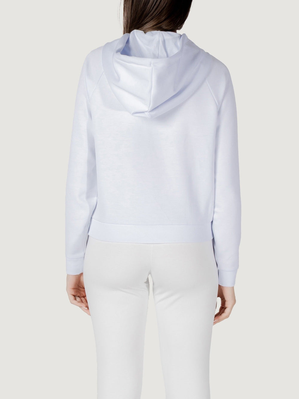 Felpa Cappuccio Armani Exchange da Donna - Bianco