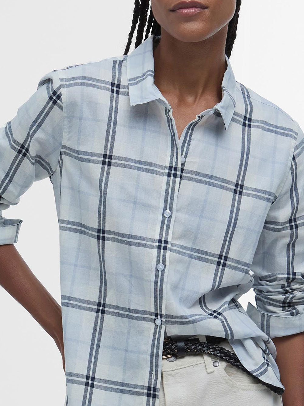 Camicia Casual Barbour Seaglow da Donna - Blu