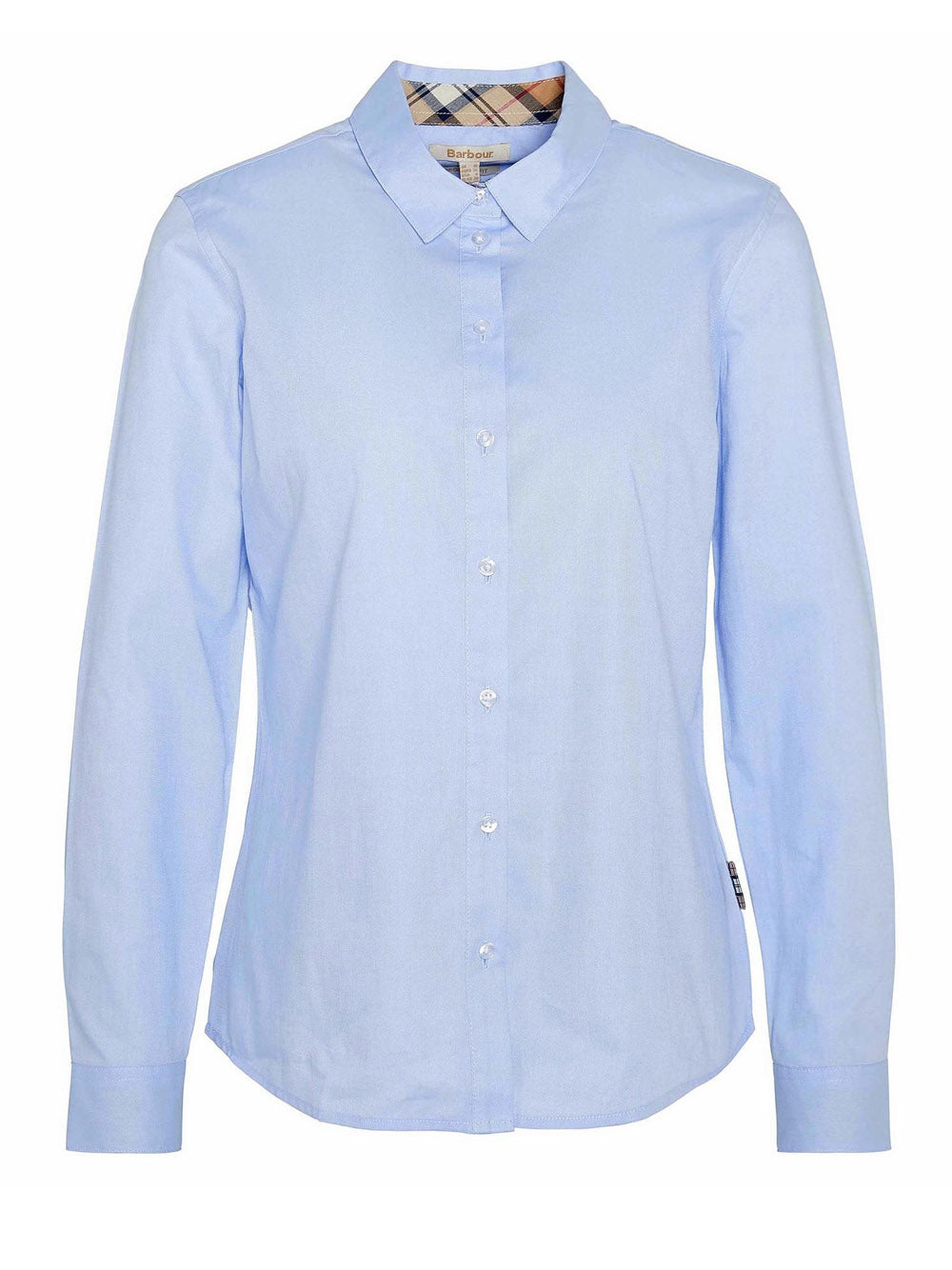 Camicia Classica Barbour Derwent da Donna - Celeste