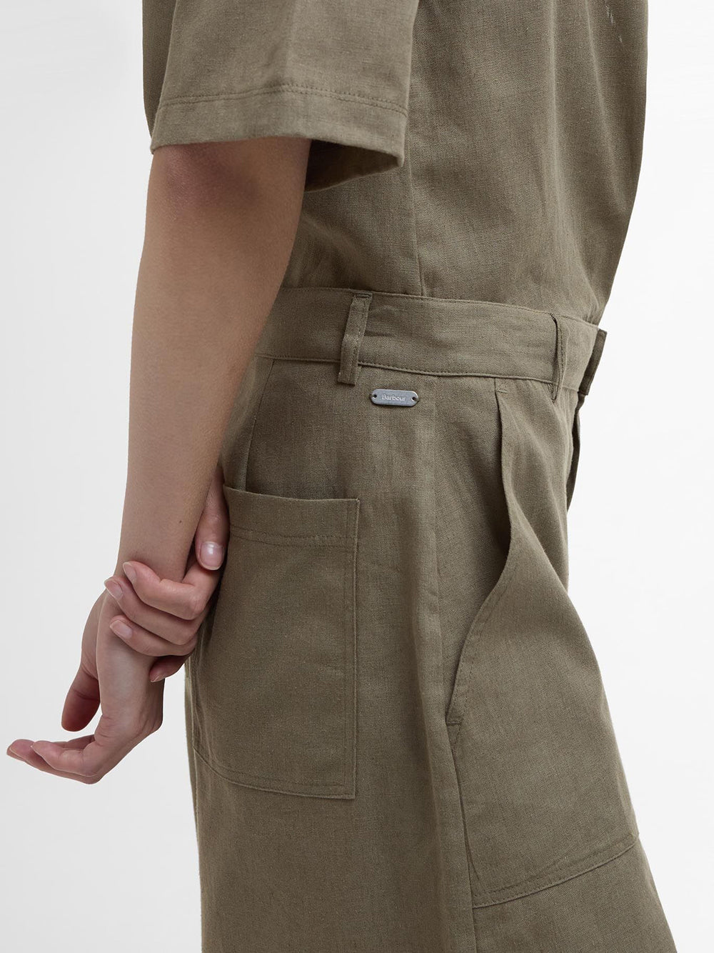 Shorts Barbour Cary da Donna - Verde