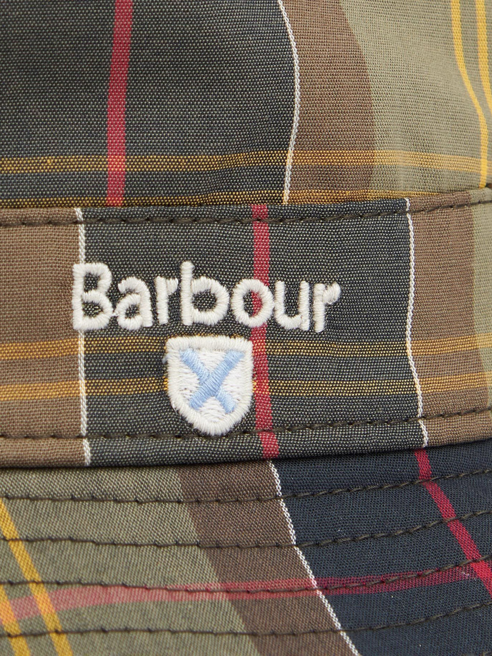 Cappello Barbour Tartan Bucket da Uomo - Verde