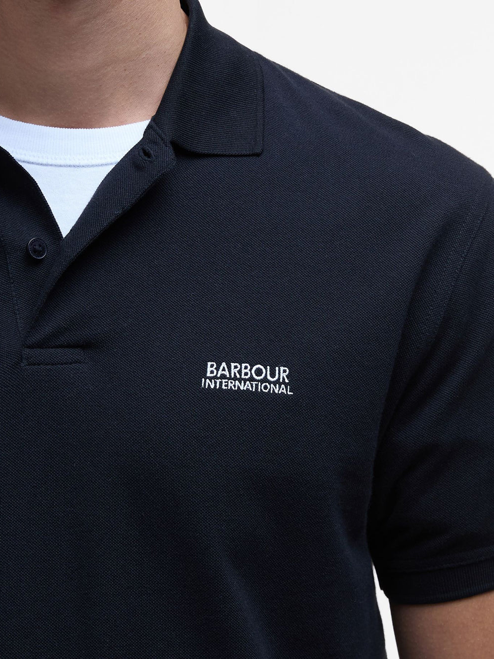 Polo Barbour da Uomo - Nero