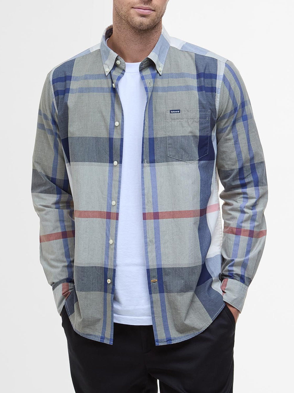 Camicia Casual Barbour da Uomo - Multicolore