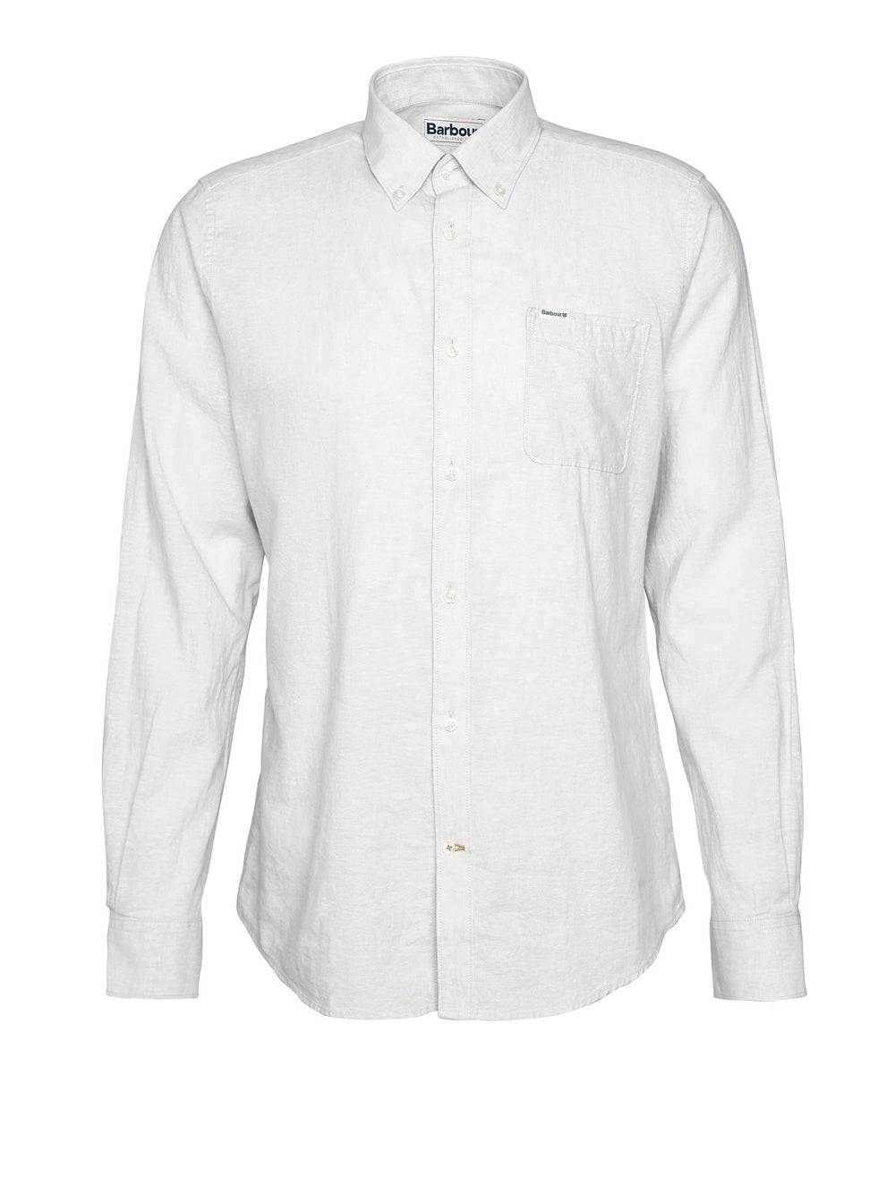 Camicia Casual Barbour Nelson da Uomo - Bianco