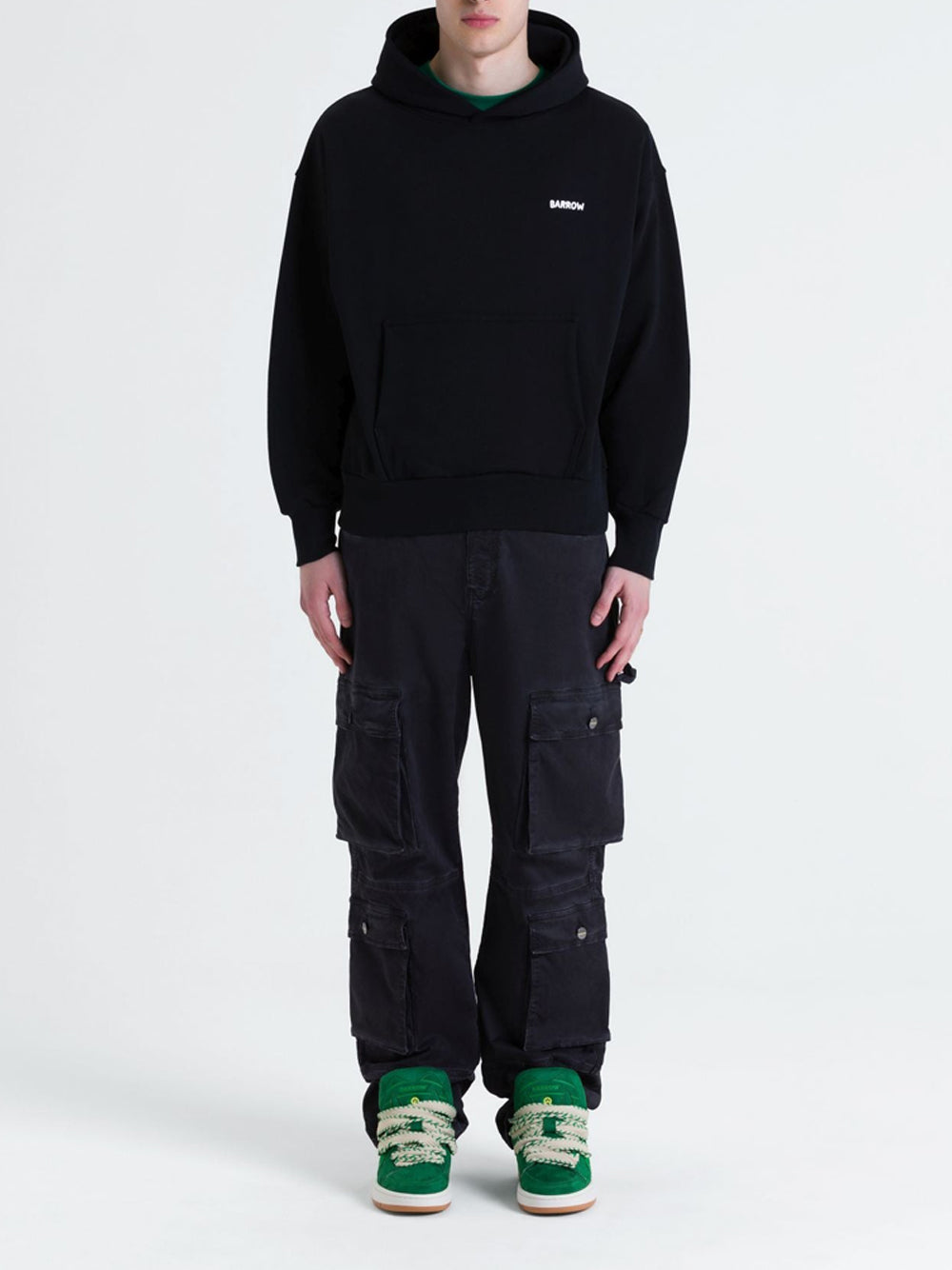 Felpa Cappuccio Barrow Unisex - Nero