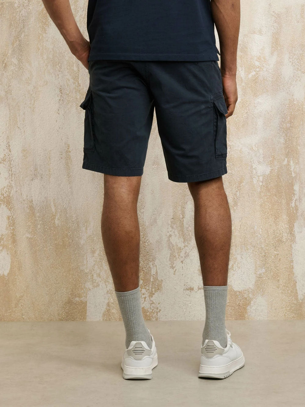 Bermuda Casual Blauer Gallups Cargo da Uomo - Blu