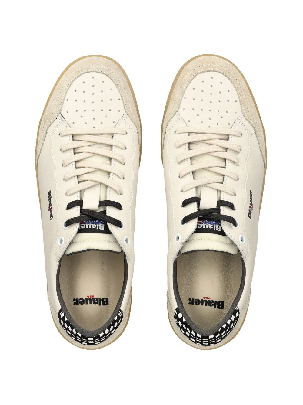 Sneakers Blauer Murray01 da Uomo - Bianco