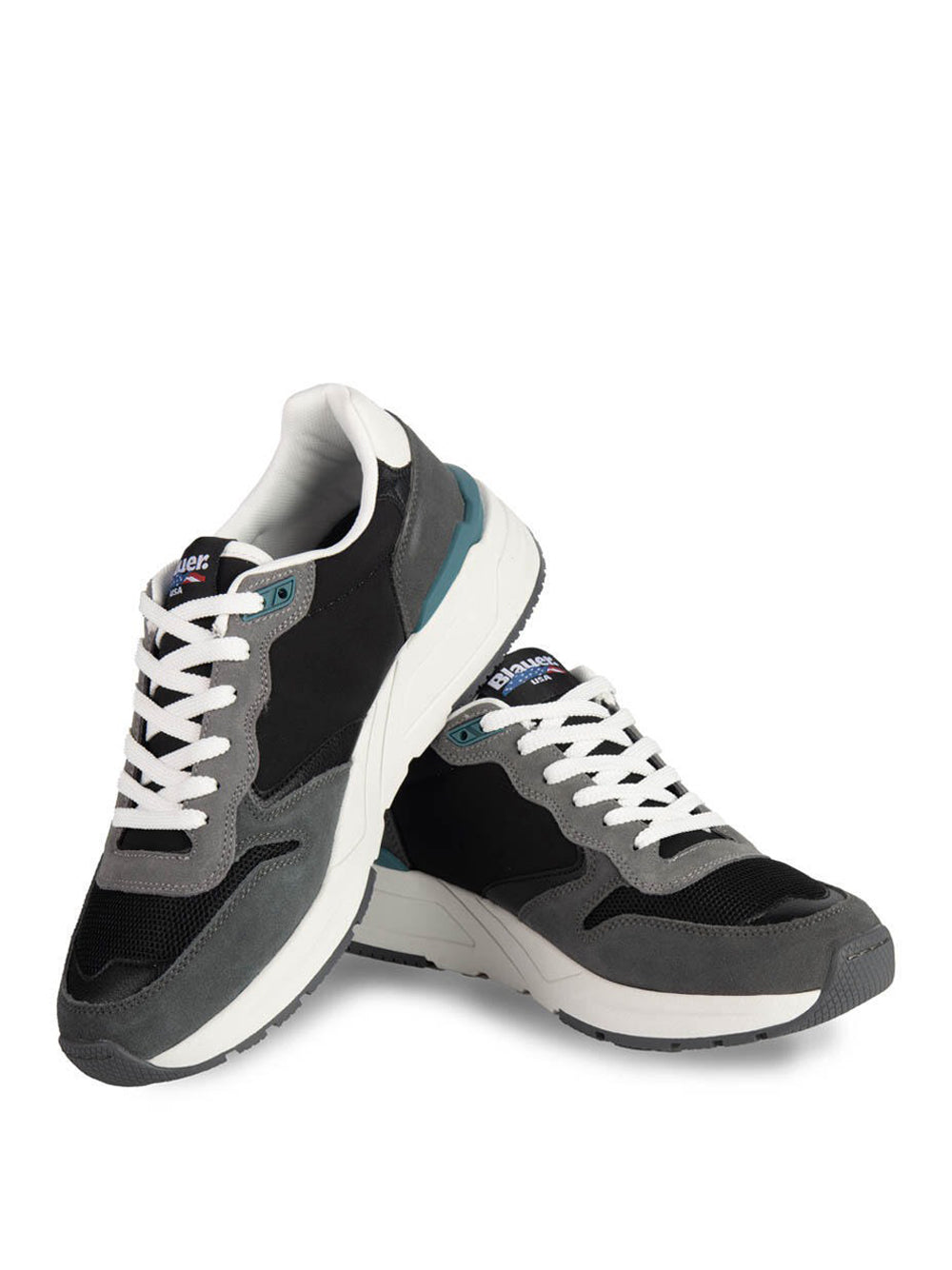 Sneakers Blauer Ray02 da Uomo - Nero