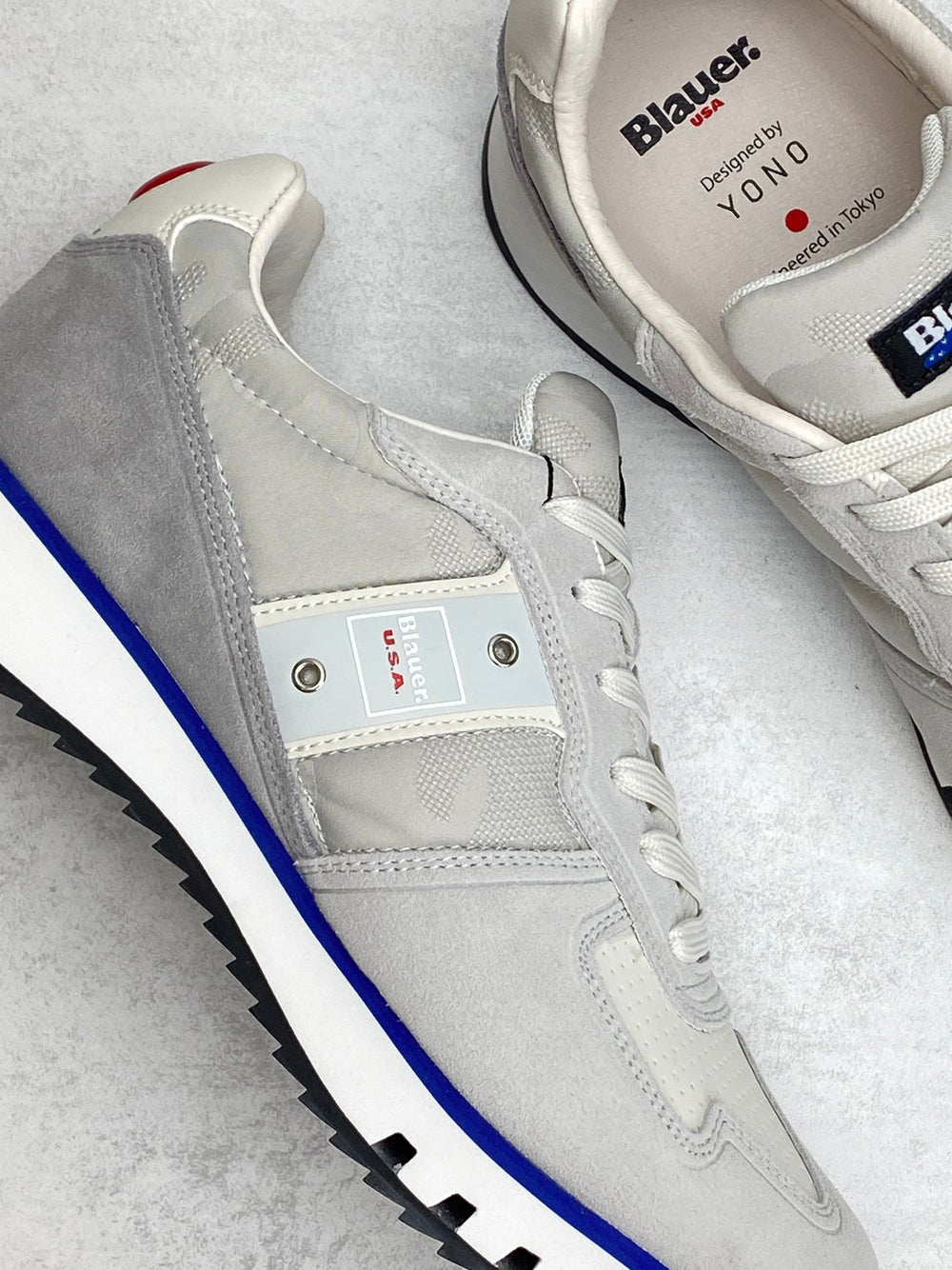 Sneakers Blauer Tokyo01 da Uomo - Grigio