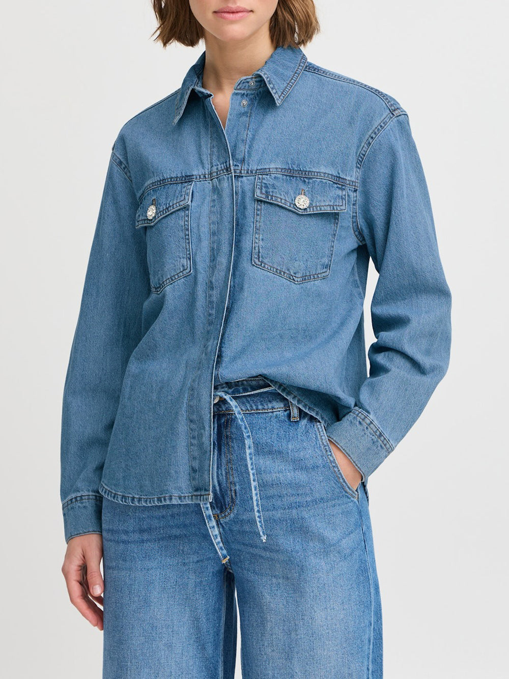 Camicia Jeans b.young Bykapuca da Donna - Denim