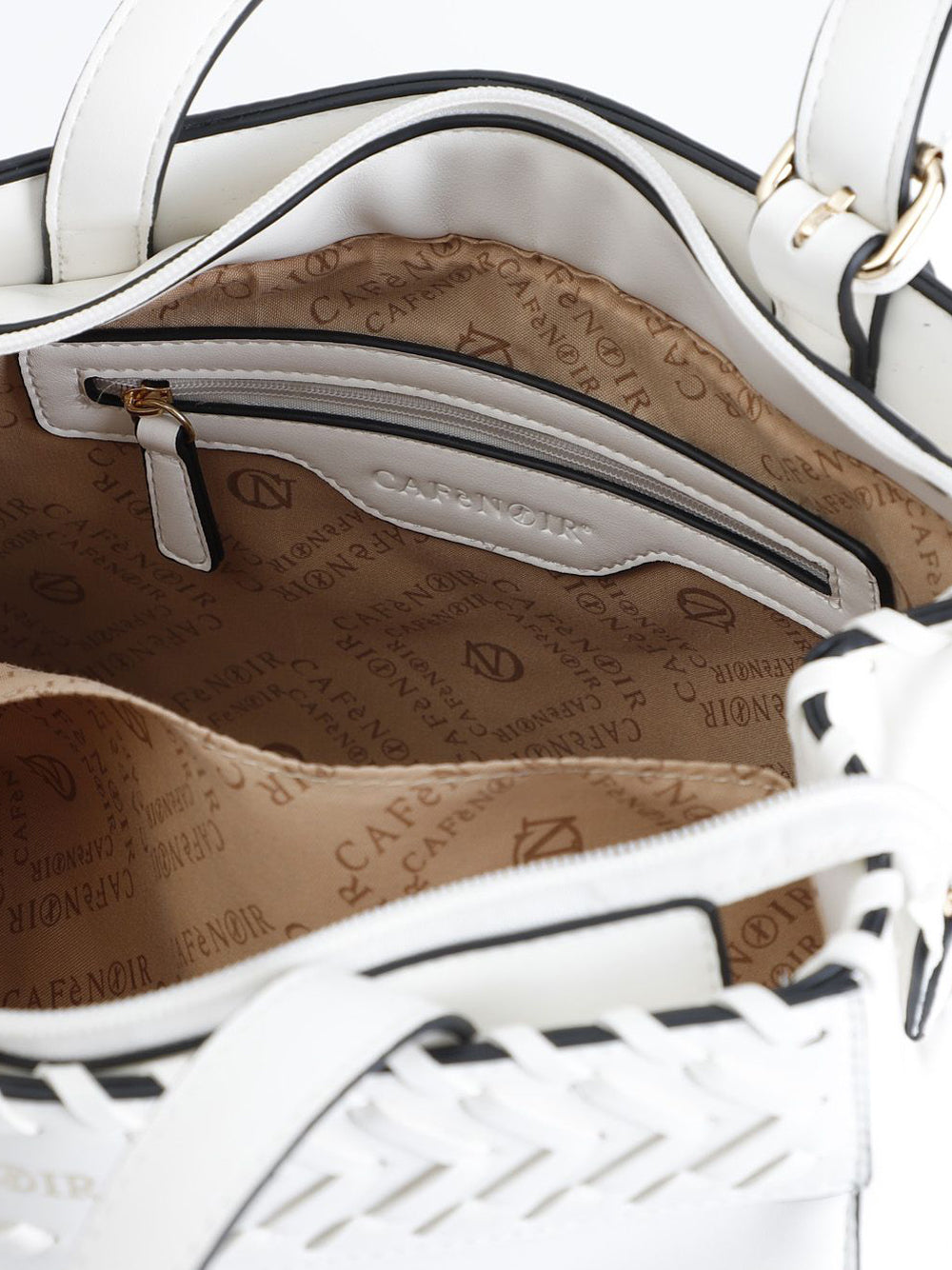 Borsa Shopper CafèNoir da Donna - Bianco