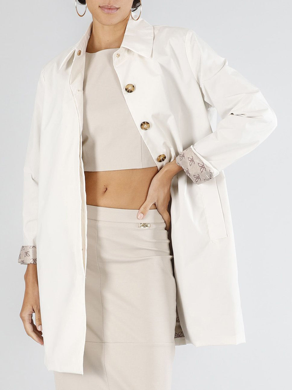 Trench CafèNoir da Donna - Avorio