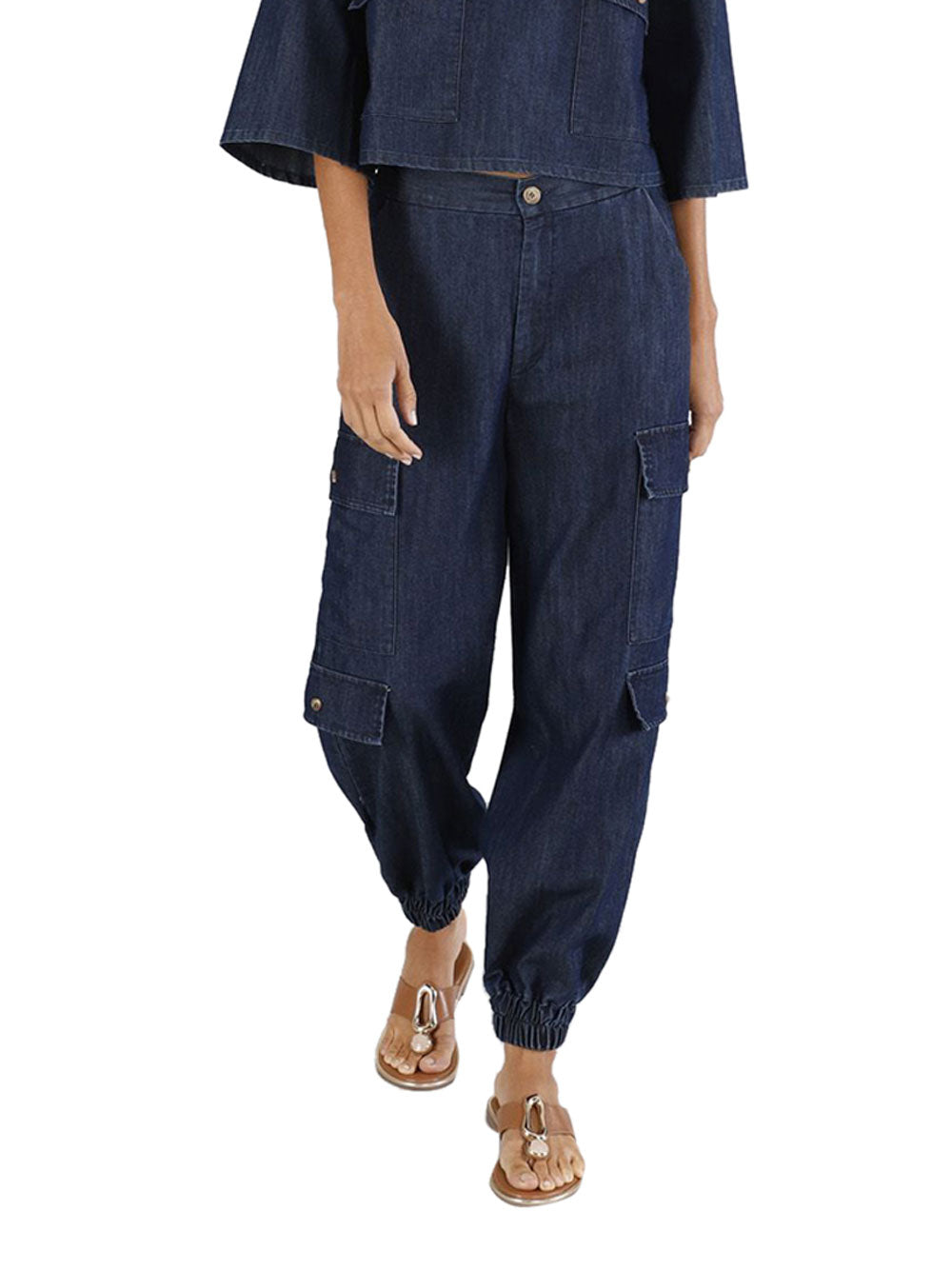 Jeans Cargo CafèNoir da Donna - Denim