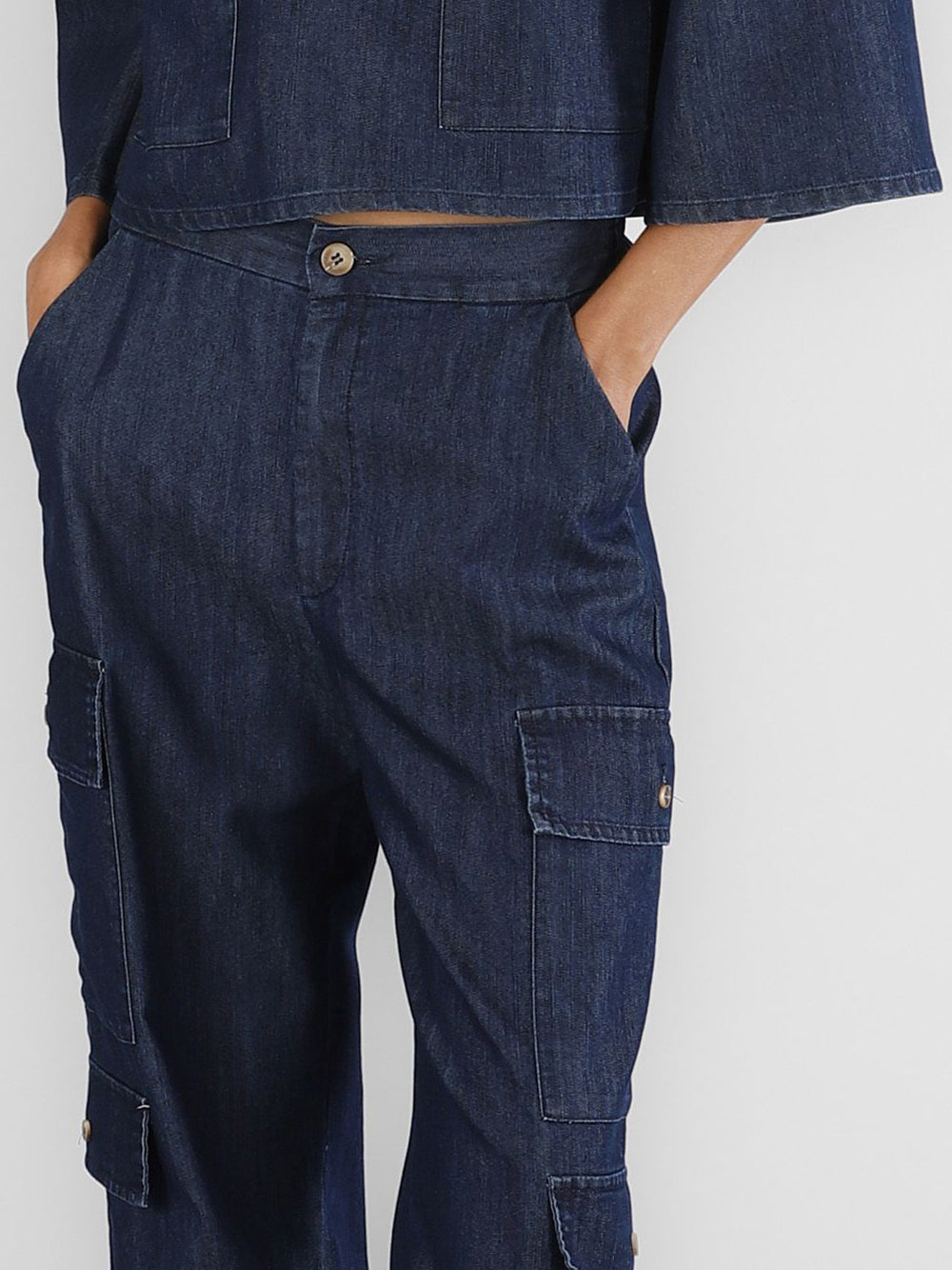 Jeans Cargo CafèNoir da Donna - Denim