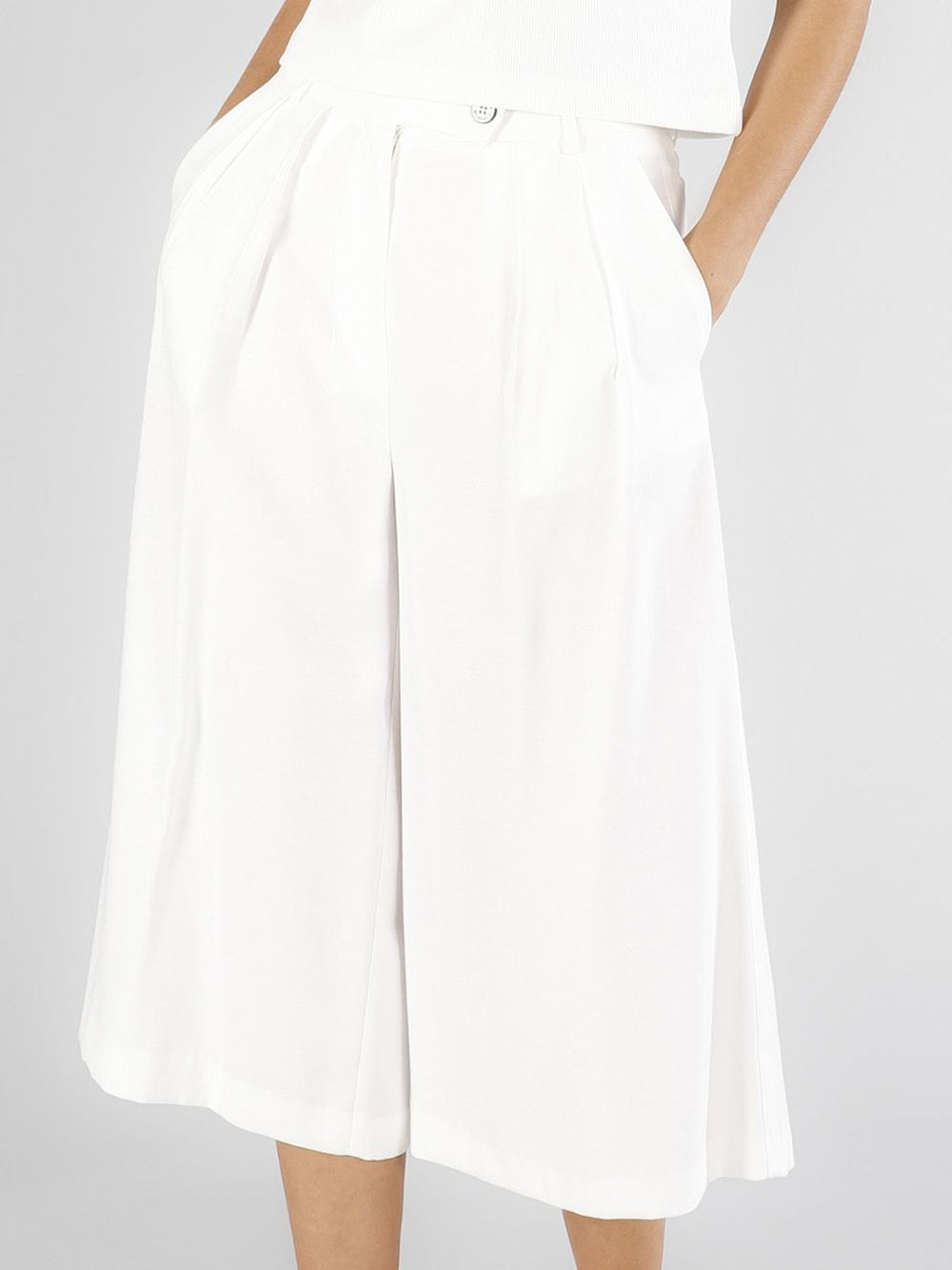 Pantalone con Pinces CafèNoir da Donna - Bianco