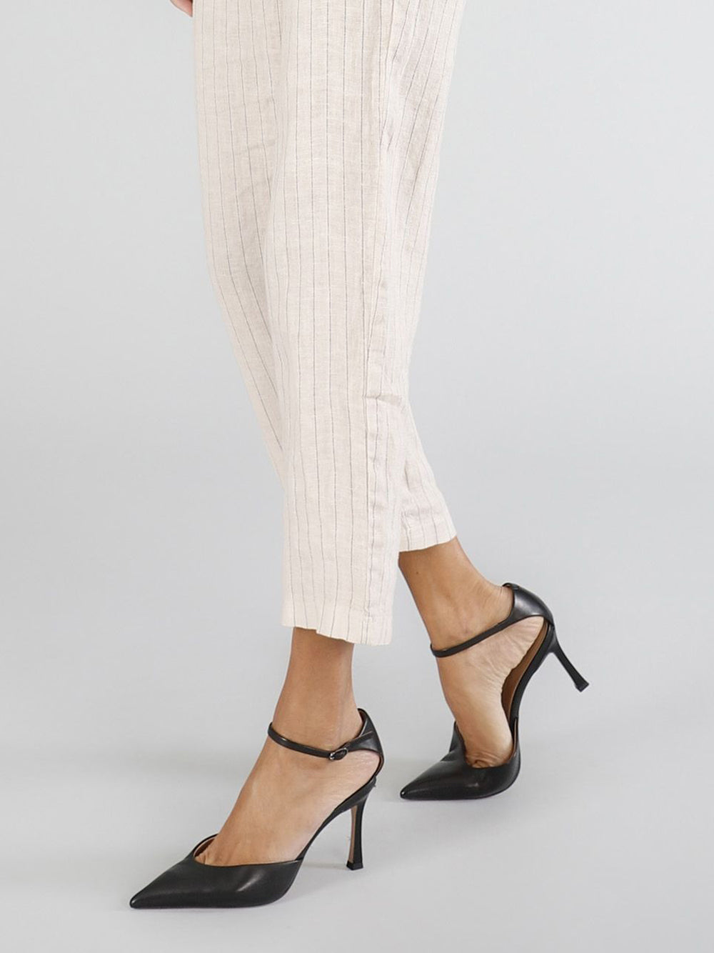 Pantalone Capri mistolino CafèNoir da Donna - Avorio