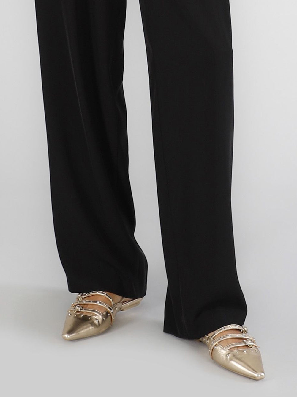 Pantalone Palazzo CafèNoir da Donna - Nero