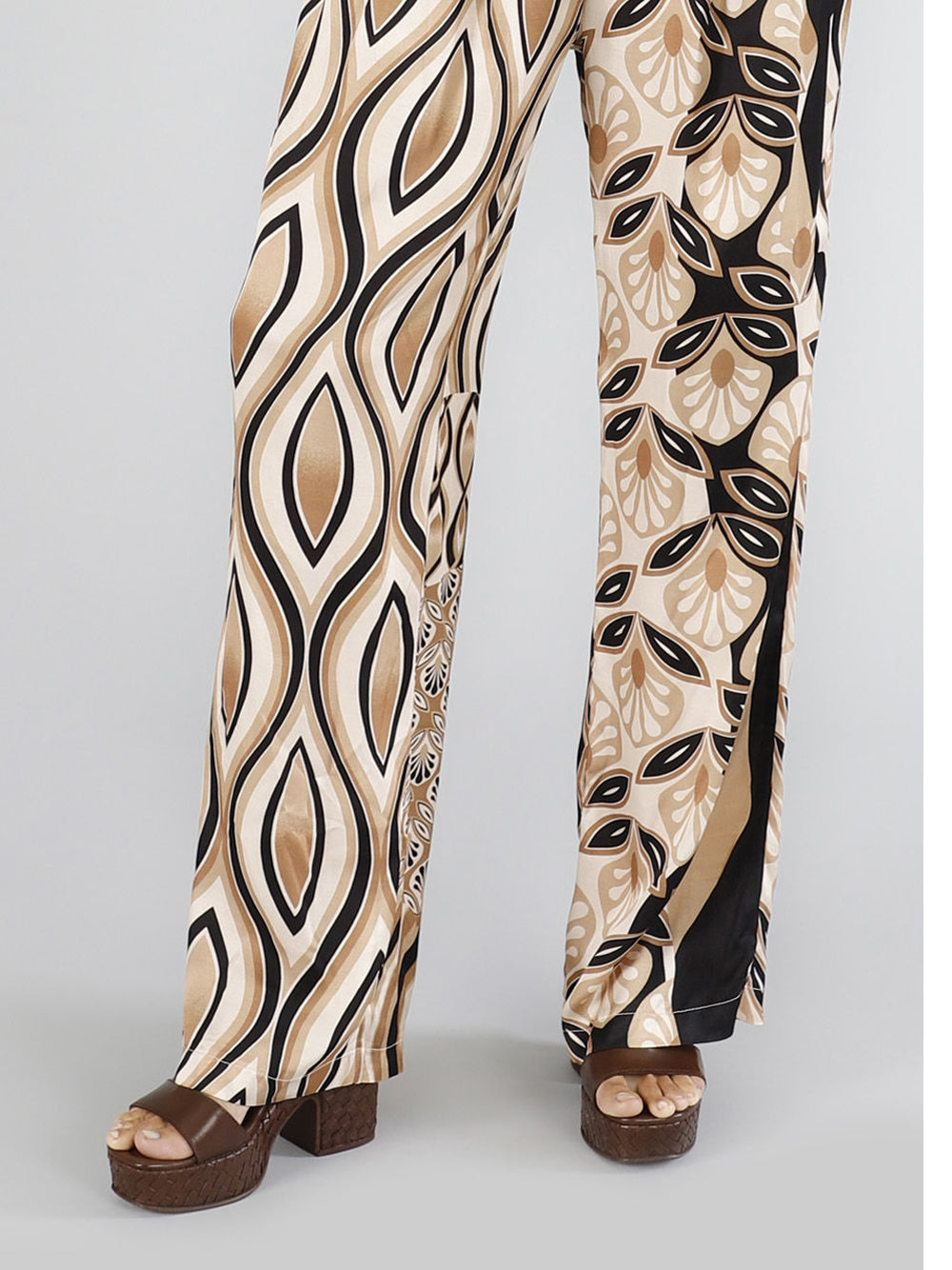 Pantalone Palazzo CafèNoir da Donna - Multicolore