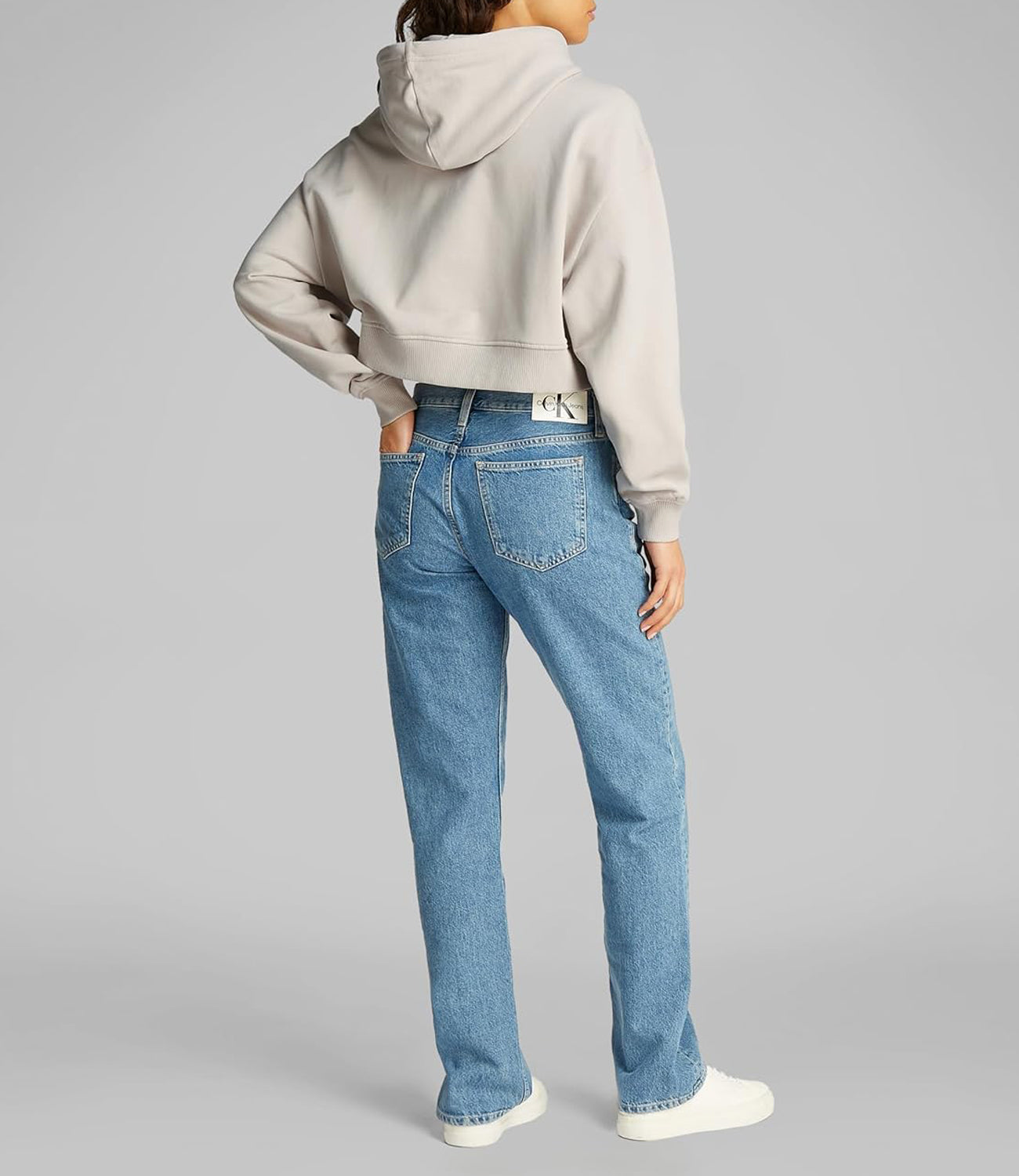 Calvin Klein Calvin Klein Jeans Felpa cappuccio Donna Mod. J20J224746 PDH Sabbia Beige