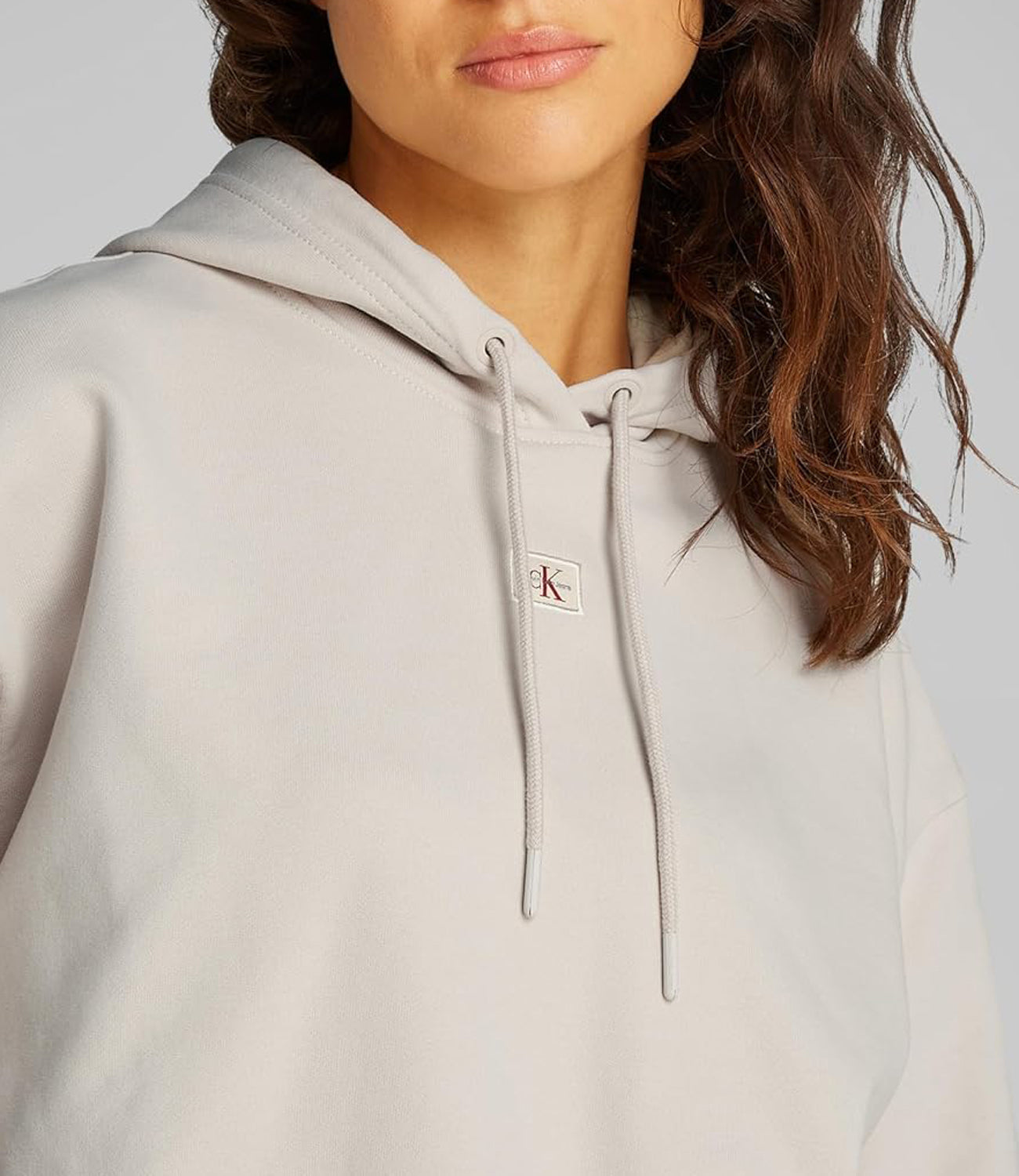 Calvin Klein Calvin Klein Jeans Felpa cappuccio Donna Mod. J20J224746 PDH Sabbia Beige