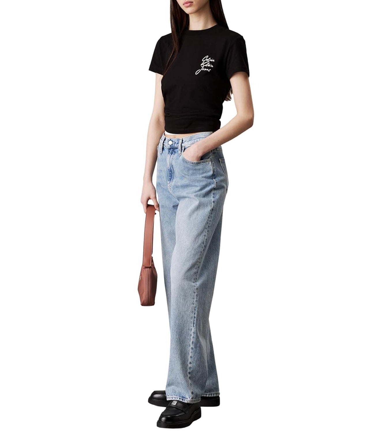 Calvin Klein Calvin Klein Jeans T-shirt Donna Mod. J20J224984 BEH Nero