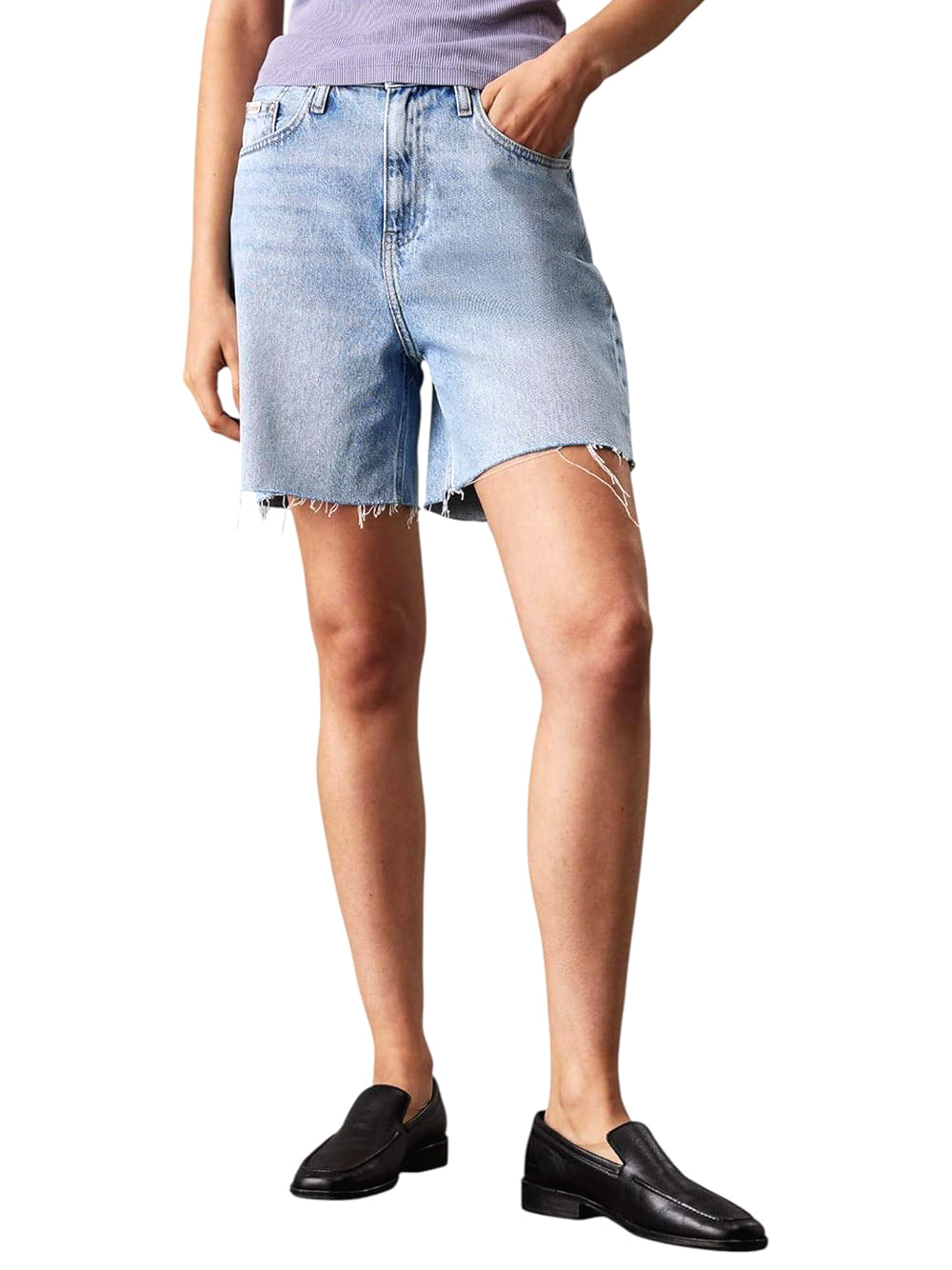 Calvin Klein Calvin Klein Jeans Bermuda Donna Mod. J20J225155 JEANS 1AA Denim Blu