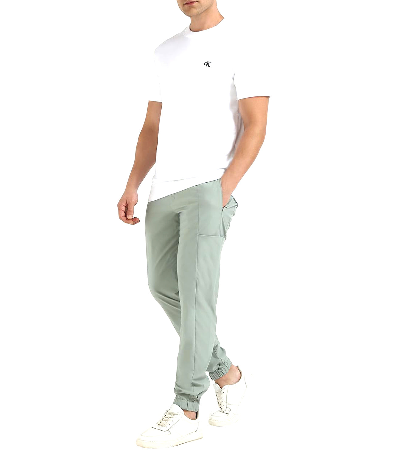 Calvin Klein Calvin Klein Jeans T-shirt Uomo Mod. J30J326683 YAF White Bianco