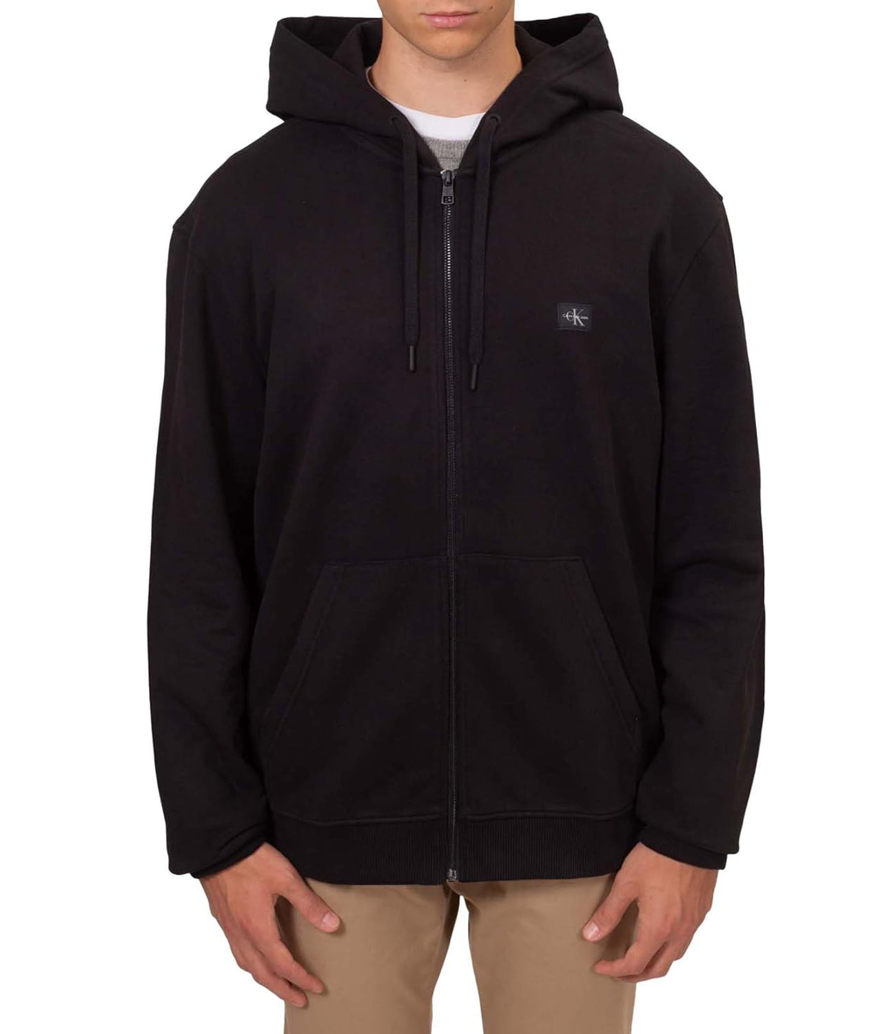 Calvin Klein Calvin Klein Jeans Felpa Zip Uomo Mod. J30J326858 BEH Black Nero