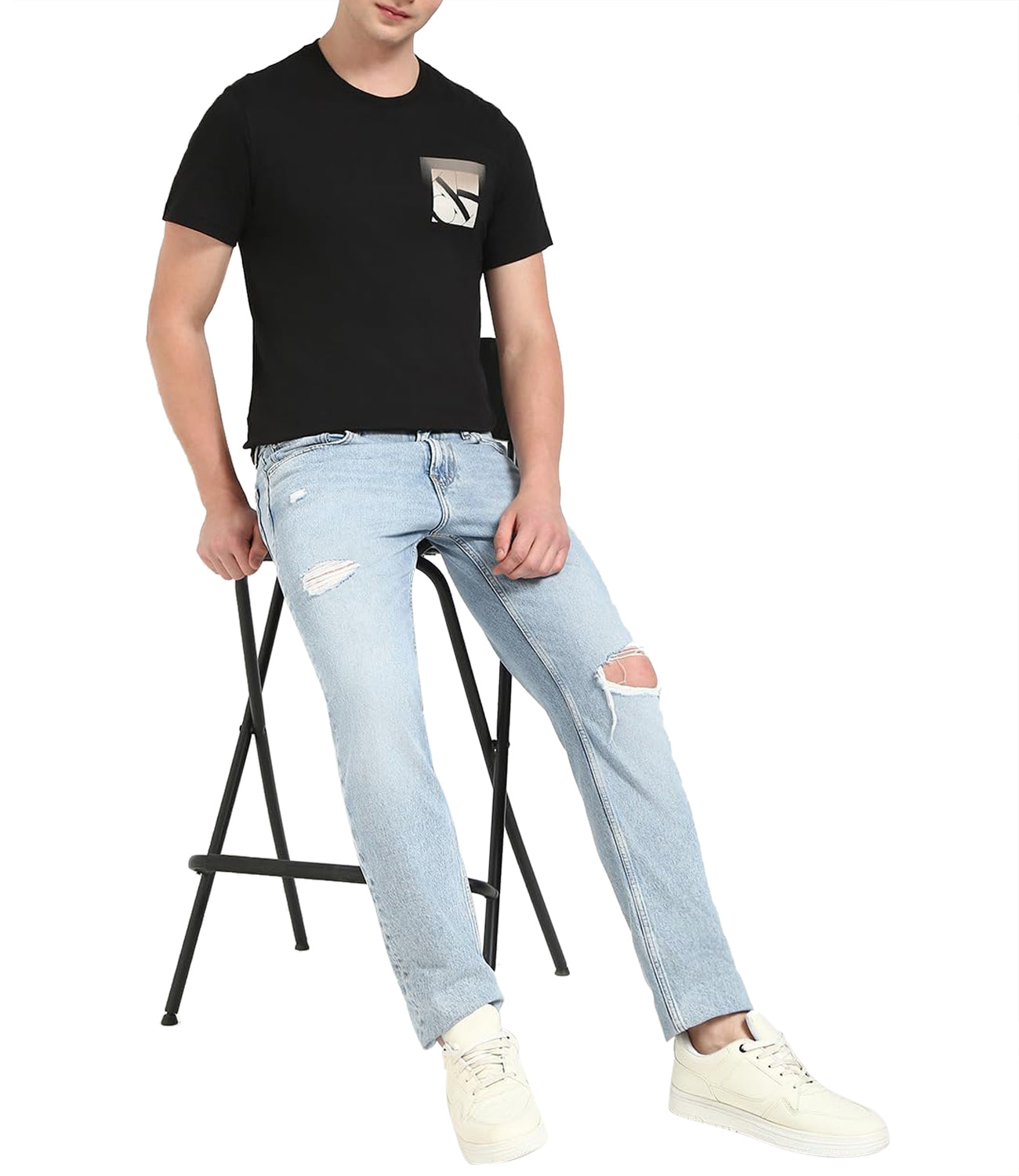 Calvin Klein Calvin Klein Jeans T-shirt Uomo Mod. J30J327092 BEH Black Nero