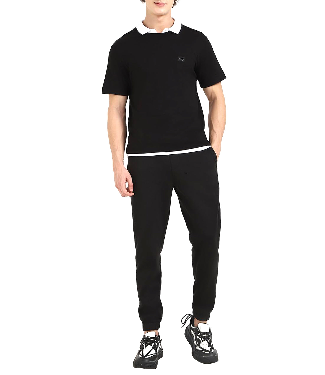 Calvin Klein Calvin Klein Jeans T-shirt Uomo Mod. J30J327100 BEH Black Nero