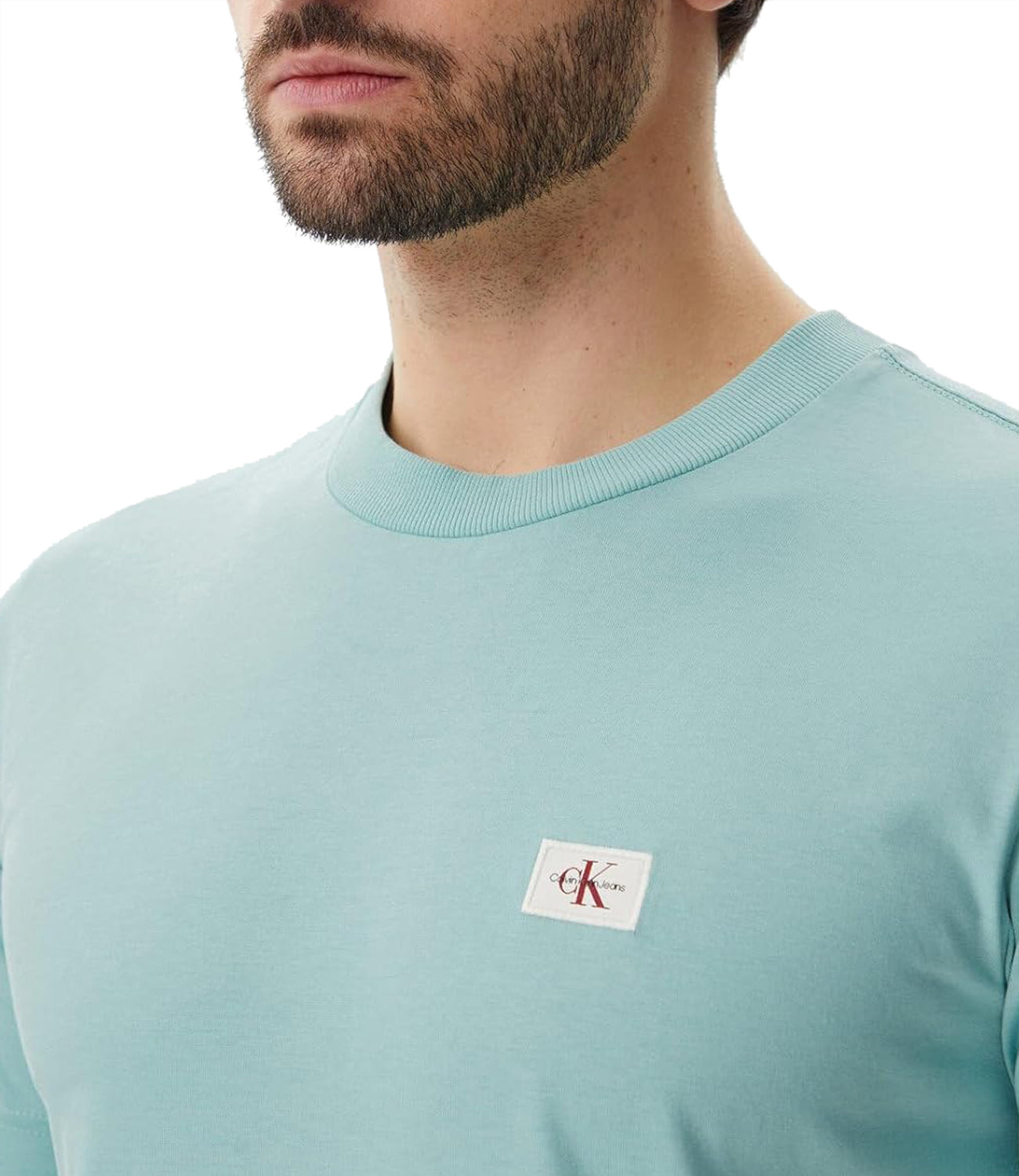 Calvin Klein Calvin Klein Jeans T-shirt Uomo Mod. J30J327100 MR5 Acqua Verde
