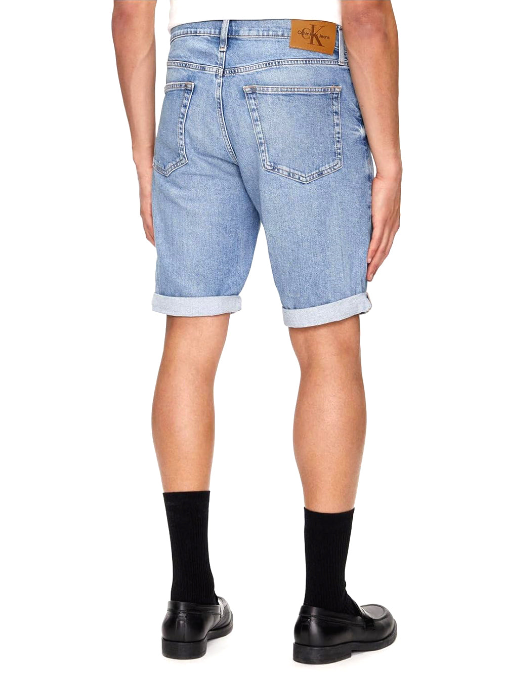 Calvin Klein Calvin Klein Jeans Bermuda Uomo Mod. J30J327516 JEANS 1A4 Denim Blu