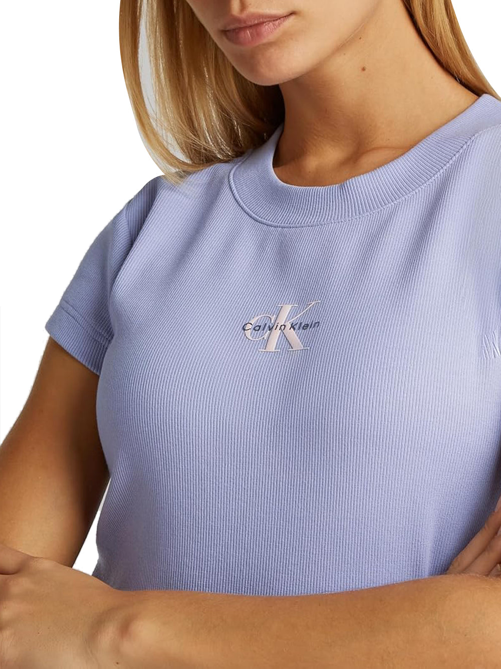Calvin Klein Calvin Klein Jeans T-shirt Donna Mod. LV047AB802 VHP Lilla Viola