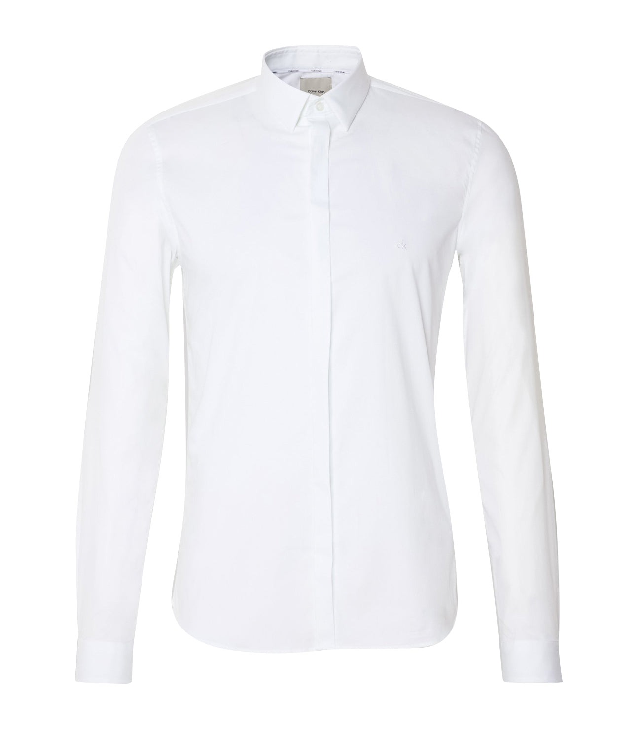 Calvin Klein Camicia Maniche Lunghe Uomo Mod. K10K109891 YAF White Bianco