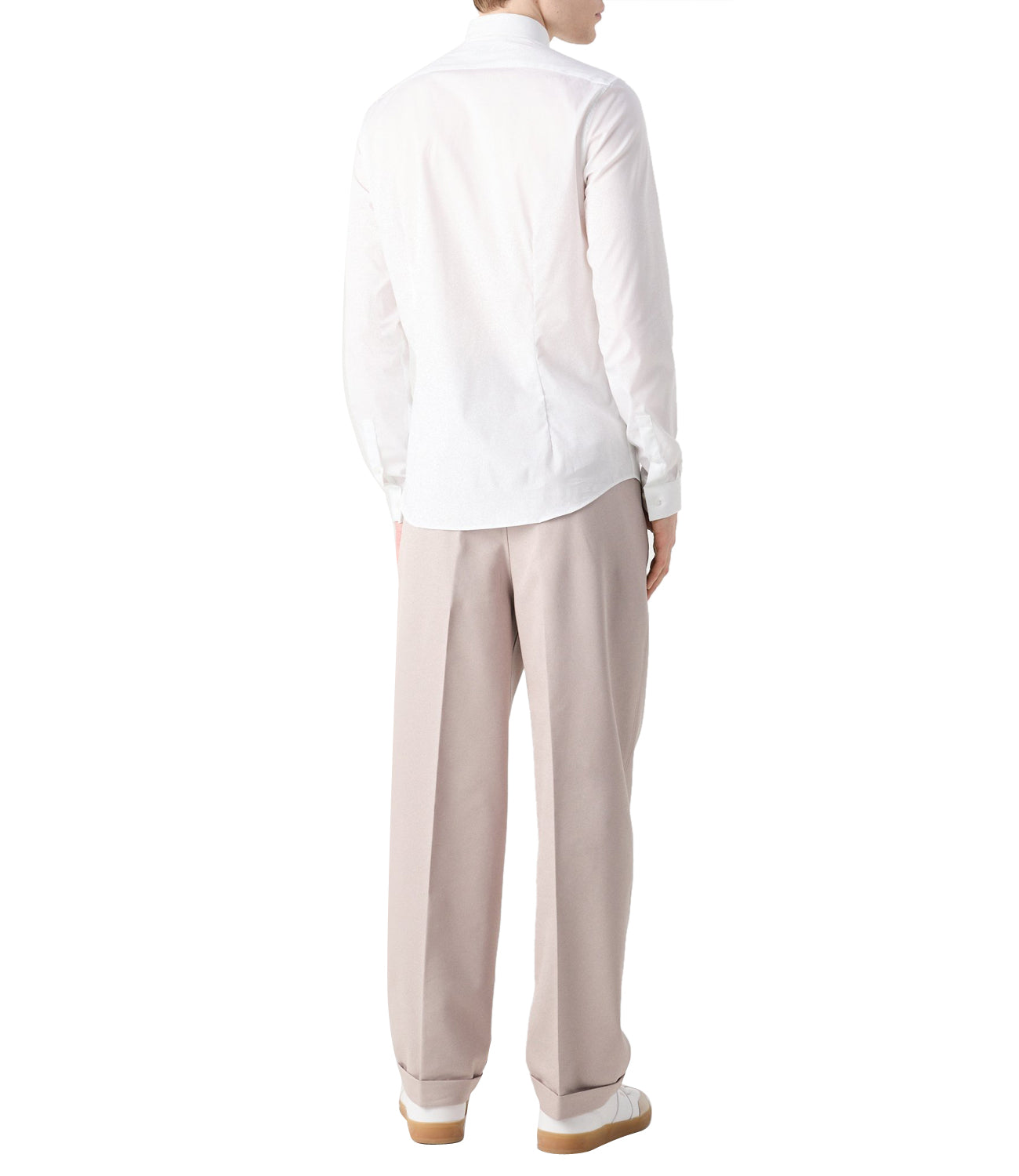 Calvin Klein Camicia Maniche Lunghe Uomo Mod. K10K109891 YAF White Bianco