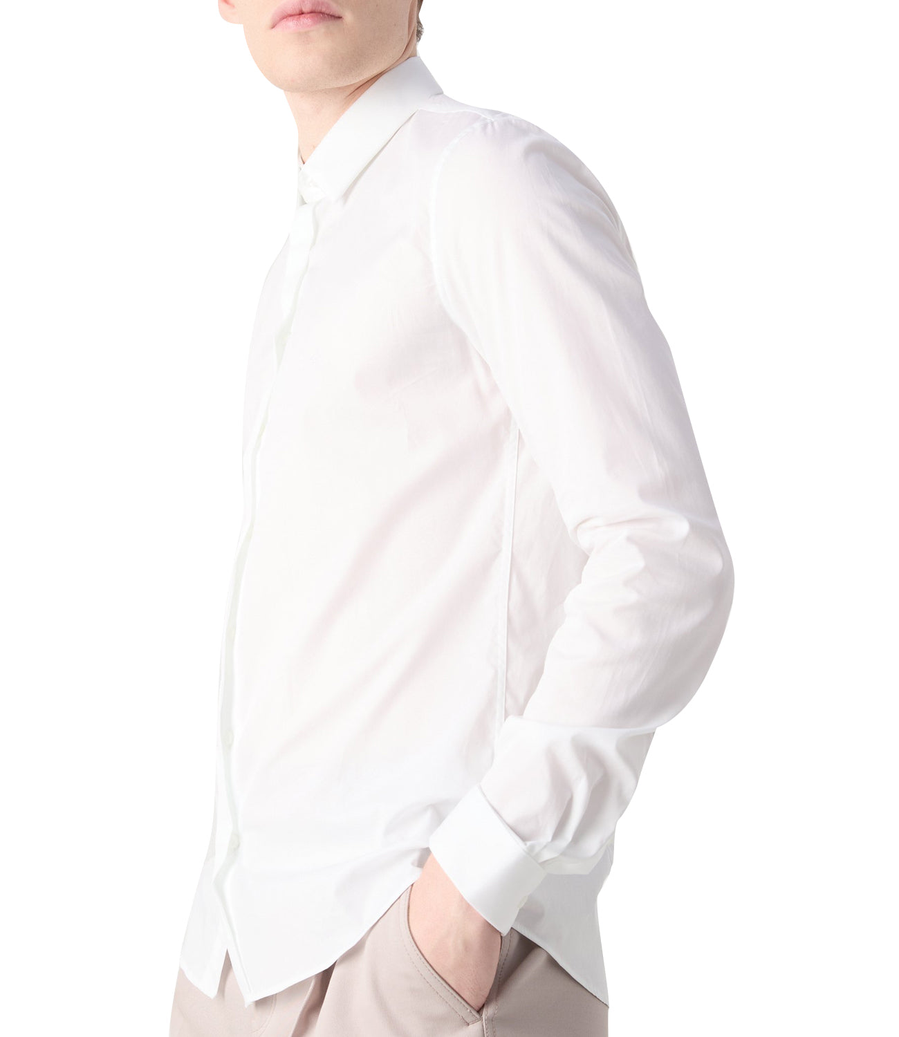Calvin Klein Camicia Maniche Lunghe Uomo Mod. K10K109891 YAF White Bianco