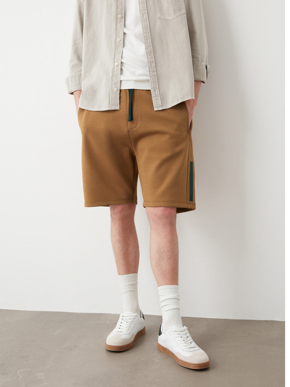 Bermuda Casual Colmar Counted da Uomo - Marrone