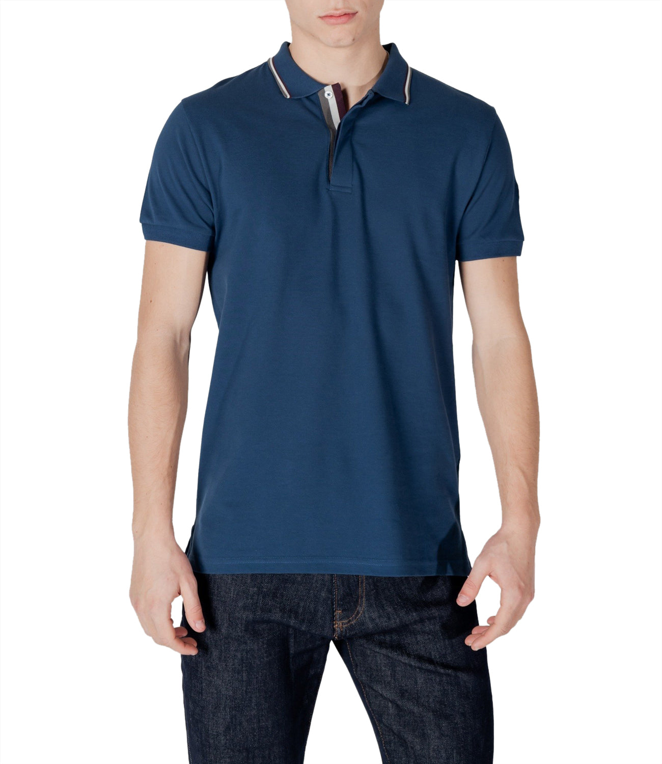 Colmar Polo M/C Uomo Mod. 7663R 7XH 674 AVION Blu