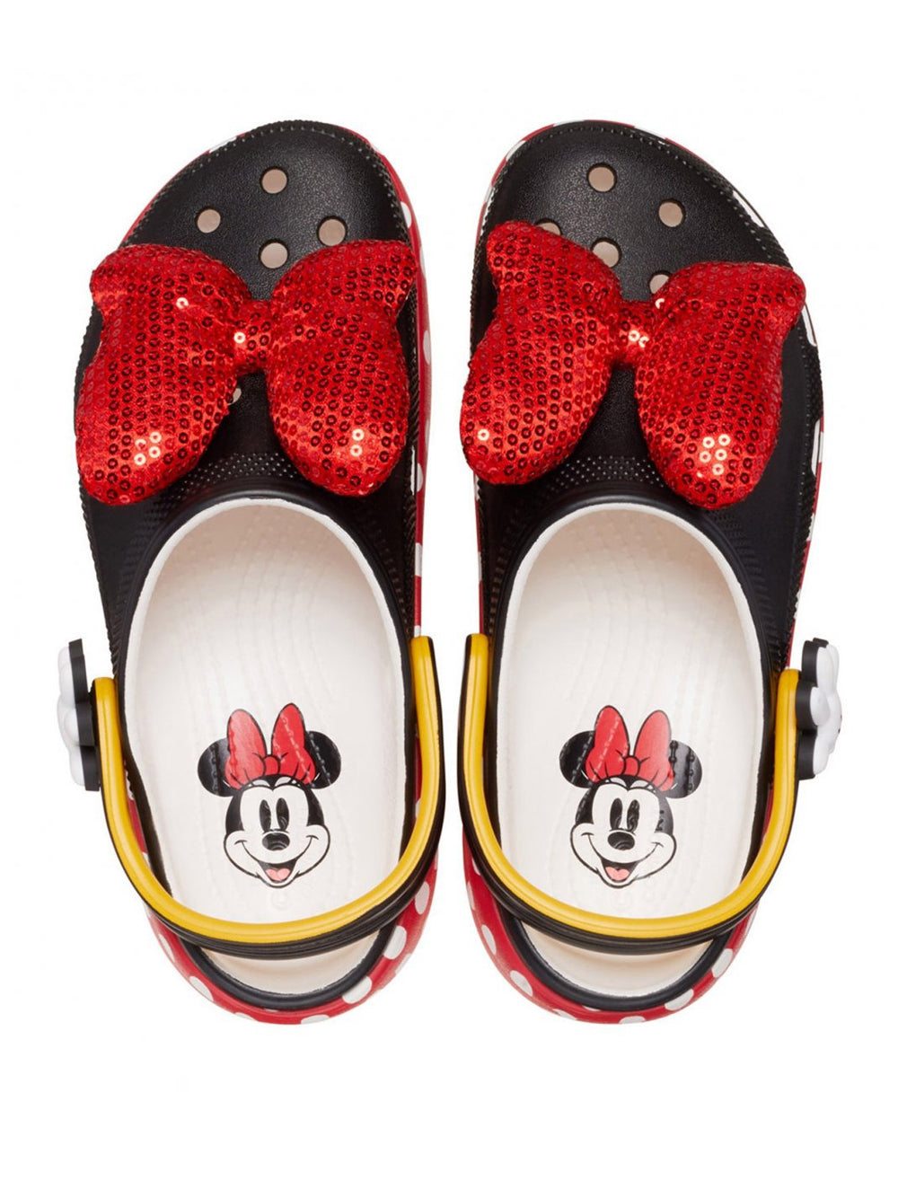 Sandalo Basso Crocs Minnie Classic Platform da Donna - Bianco