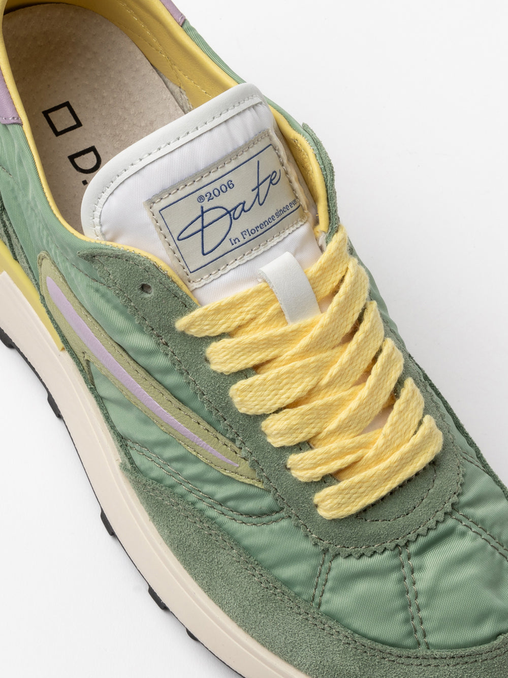 Sneakers Date Athleta Nylon da Donna - Verde