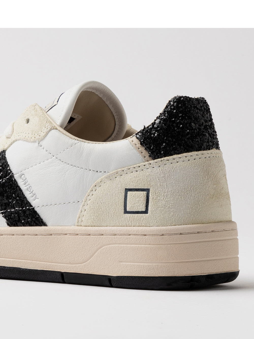 Sneakers Date Court Shiny da Donna - Bianco