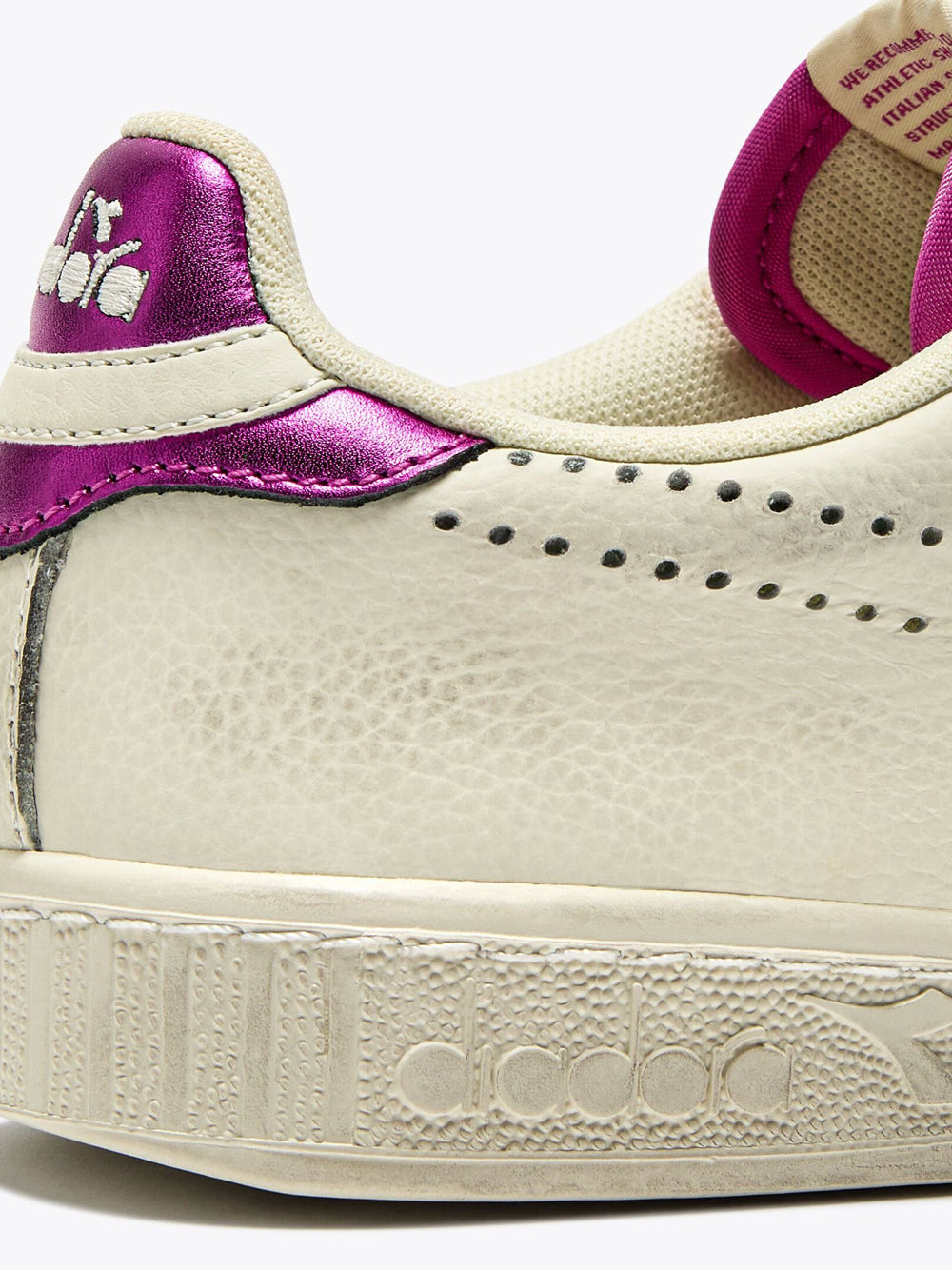 Sneakers Diadora Game Low Punched da Donna - Bianco