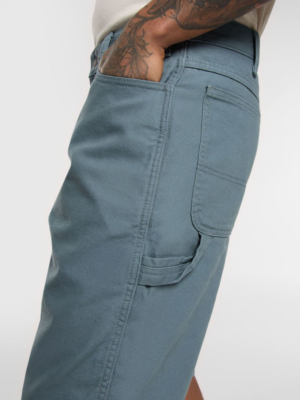 Bermuda Casual Dickies Duck Carpenter da Uomo - Blu