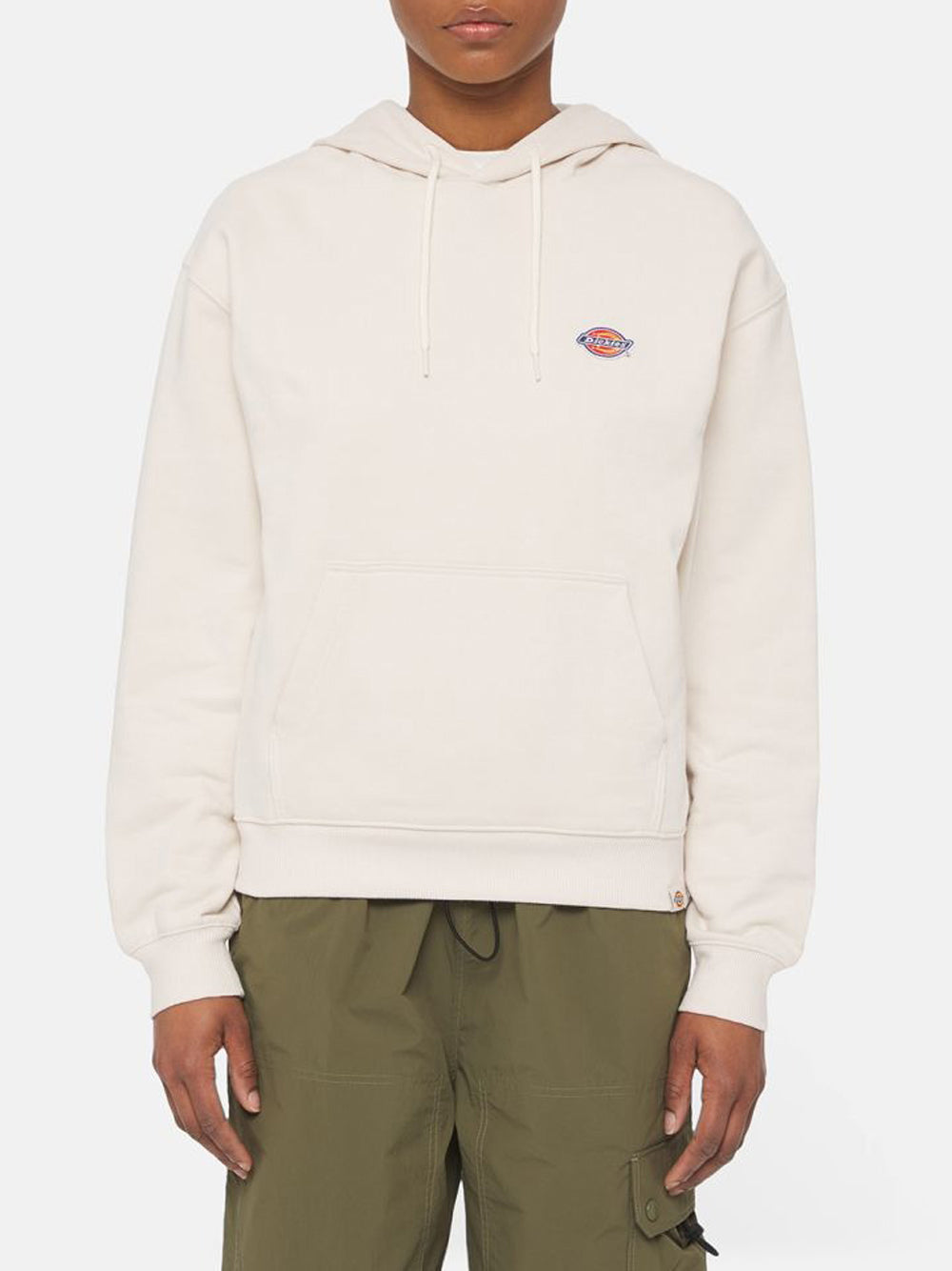Felpa Cappuccio Dickies Millersburg Hoodie da Donna - Avorio