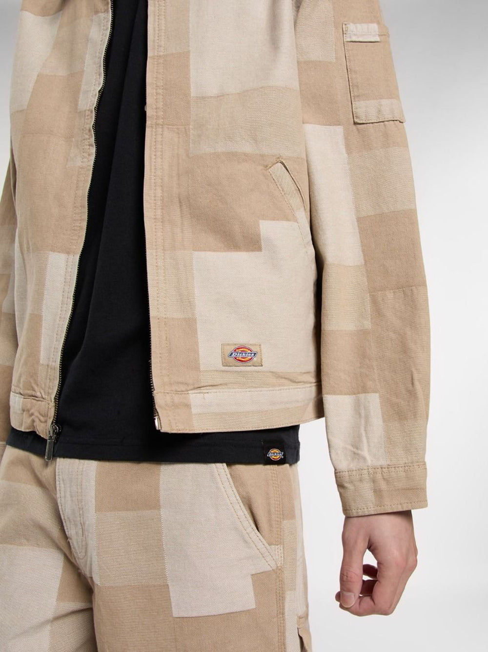 Giubbino Dickies Jacquard da Uomo - Beige