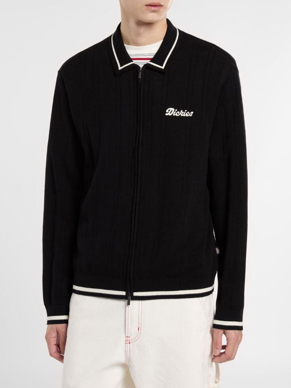 Felpa Zip Dickies Lewistown da Uomo - Nero