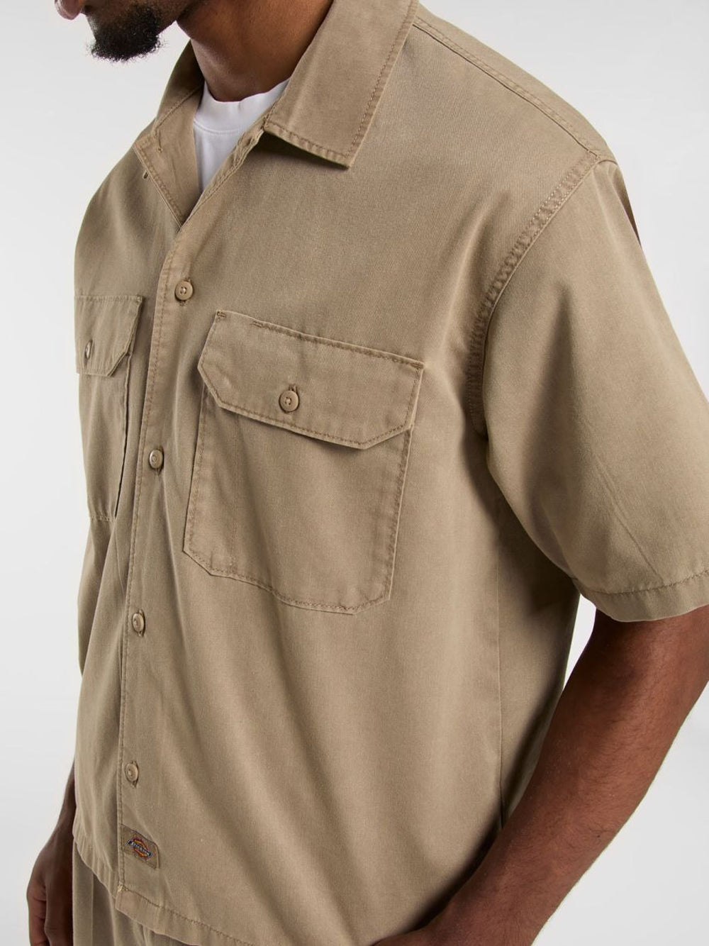Camicia Casual Dickies Unionville da Uomo - Beige