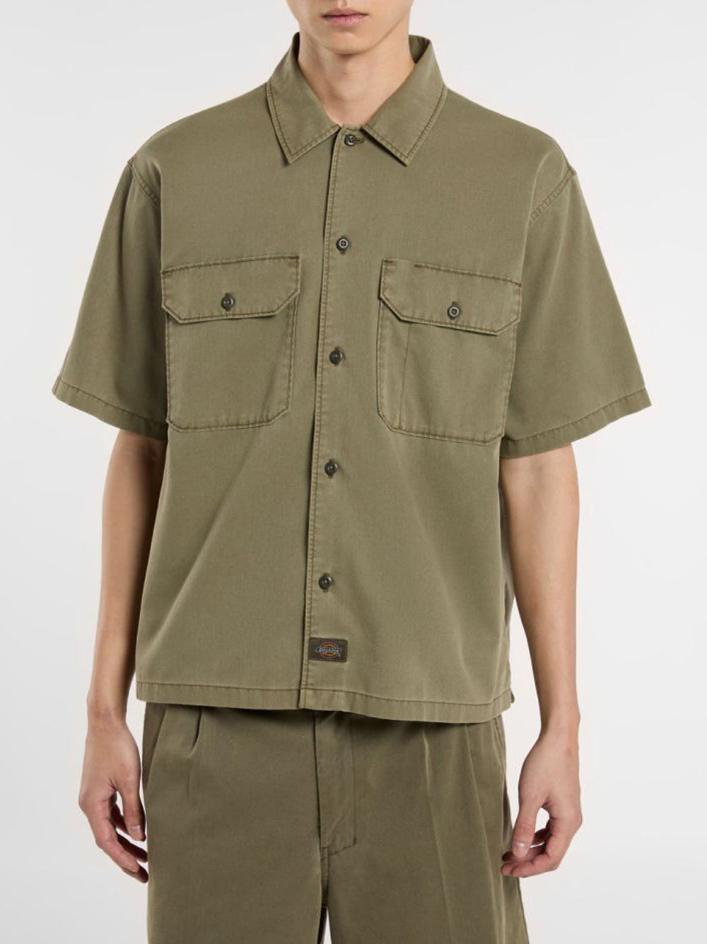 Camicia Casual Dickies Unionville da Uomo - Verde