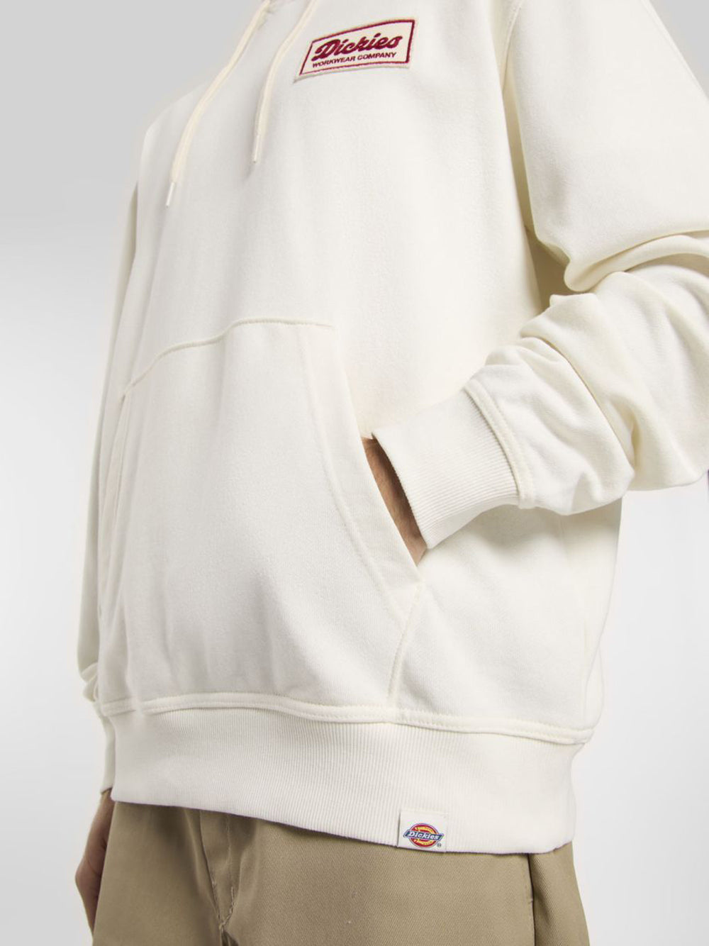 Felpa Cappuccio Dickies Lewistown da Uomo - Bianco